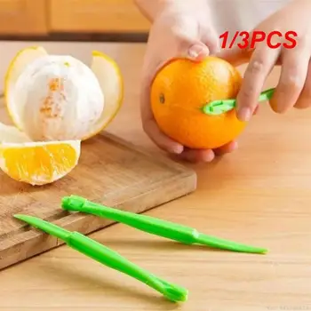 1/3PCS Orange Skustukas įrankiai Plastikinė Oranžinė Skustukas Citrusinių Valiklis Citrinų Citrusinių vaisių Žievelės Cutter Daržovių Peilis, Vaisių Įrankiai, Virtuvės