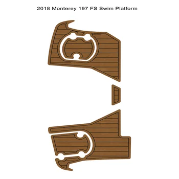 2018 Monterey 197 FS Plaukti Platforma Žingsnis Trinkelėmis Valtis EVA Putų Dirbtiniais Tiko Denio Grindų