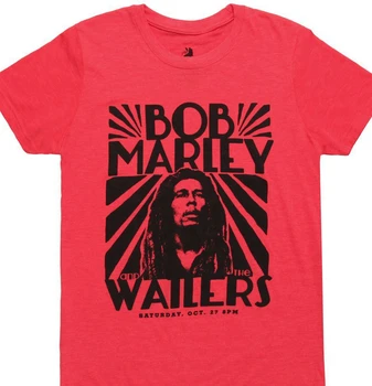 2018 Naują Atvykimo Vyrų Marškinėliai New Zion Rootswear, Bob Marley Ir Wailers Adult T-Shirt