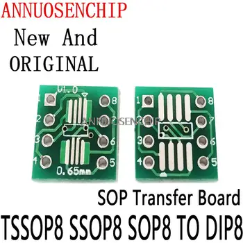 20PCS Naujas ir Originalus PCB SOP-8 SVP Perdavimo Valdybos CINKAVIMAS Pin Valdybos Pikis Adapteris TSSOP8 SSOP8 SOP8 Į DIP8