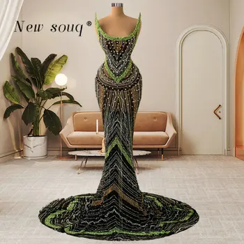 4 Dizainas Dubajus Prabanga Sunkiųjų Rankų Darbo Puošnios Vakarinės Suknelės Nuostabiu Couture 