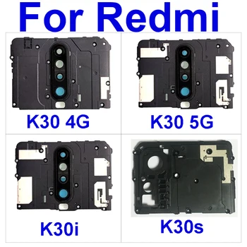 Atgal Rėmo Mainboard Xiaomi Redmi K30 4G 5G K30i K30S Mainboard Antenos Ryšio Signalo Dangtelis su Objektyvas, Remontas, Dalys