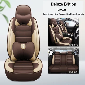 aukštos kokybės Oda Automobilių Sėdynės Padengti kilimėlis Mazda Visų Modelis cx-5 cx-3 mx5 626 mazda 3 6 RX-7 RX-8 MX-5 automobilių reikmenys, 5 sėdimos vietos