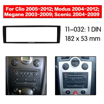 Automobilio Radijas Fascias Vaizdo Grotuvas, 2Din Rėmas Stereo Padengti RENAULT MEGANE/Clio/Modus/Scenic 2003-2012 Headunit Priedai