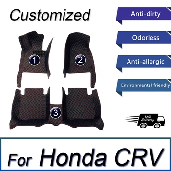 Automobilių kilimėliai Honda CRV 2017 2018 2019 2020 2021 Custom auto pėdų Pagalvėlės automobilių kilimų dangtis