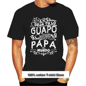 Camiseta negra Para Hombre, camisa De papá Del Mundo Para Dia Del Padre, De algodón, tamaño grande, divertida, Ajax, nueva