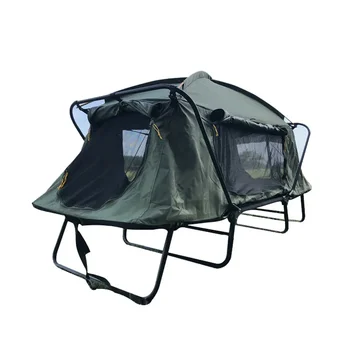 CT24 1 asmuo naudoti kempingas palapinė naudoti lauko sąlygomis dukart sluoksnių palapinę lovelė vandeniui ekologiškos medžiagos stovykla lova