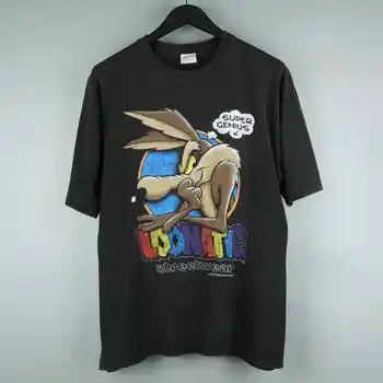 Derliaus 1996 Willie E Coyote t-shirt Lunatic ilgomis rankovėmis
