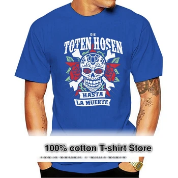 Die Toten Hosen Hasta La Muerte Vyras Trumpomis Rankovėmis T-Shirt Moterims Marškinėlius