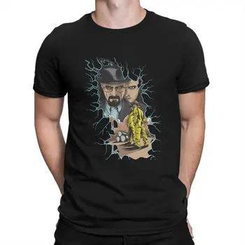 Dizainas Vyrų T Shirts Breaking Bad Walter White TV Šou Nuostabi Tees Trumpas Rankovės Įgulos Kaklo Marškinėliai 100% Medvilnė, Suaugusiųjų Drabužiai
