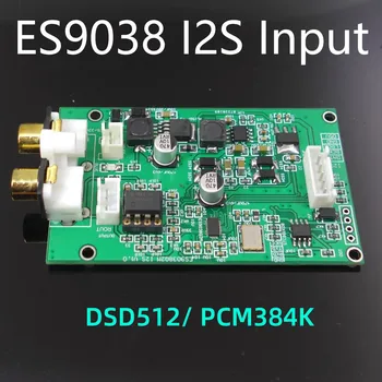 ES9038 I2S Dekoderis Valdybos DSD512 Atnaujinti Dekoderis VPK Bluetooth 