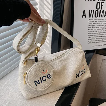 Garsaus prekės ženklo dizainas krepšiai moterų 2023 prabanga bolso replika Mados Retro Rankinės Moterų nešti maišą pirkinių krepšys 2-in-1 krepšys