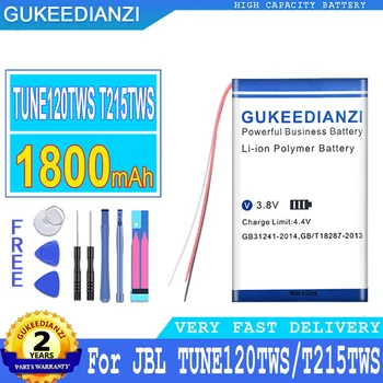 GUKEEDIANZI Skaitmeninis Baterija 1800mAh, TUNE120TWS, T215TWS (LIR1454) Baterija JBL TUNE120TWS/T215TWS