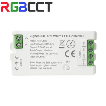 Hue Tiltas Tuya Dvitinklis Režimas Zigbee 3.0 LED Valdiklis DIM BMT RGB RGBW RGBCCT WiFi 2.4 GHz LED Juostelės Vartai Smart Dalykų DC5V-24V