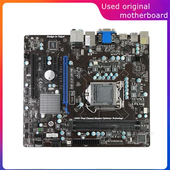 Intel H61 H61MU-E35(B3) Naudoti LGA 1155 Kompiuterio USB2.0 SATA2 motininės Plokštės DDR3 16G Desktop Mainboard