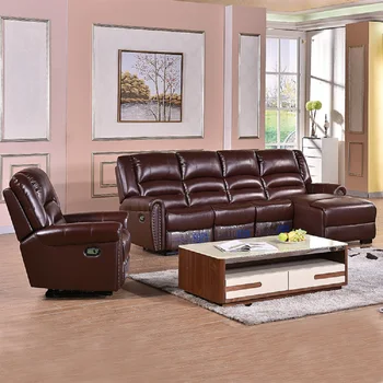 Kambarį Amerikos vienos sėdynės odinės sofos elektros pirmos klasės multi-funkcija salono odos sofos