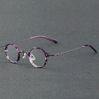 Kinijos liaudies respublika, maži, apvalūs rėmeliai retro akiniai, rėmeliai vyrų ir moterų literatūros apvalios veido mažas rėmo optinis recepto stiklo