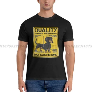 Kokybės vokietijos Inžinerijos - Takso Šuo Spausdinti Vyrų marškinėliai Medvilnės Atsitiktinis Kvėpuojantis Viršūnes Plius Dydis Drabužiai