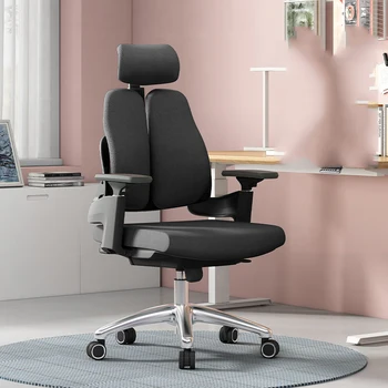 Kėlimo Biuro Kėdė Juodas Atlošas Bendrabutyje Žaidimų Reguliuojamas Tinklelio, Tvarkyti Biuro Kėdė Pasukti Silla De Escritorio Baldai