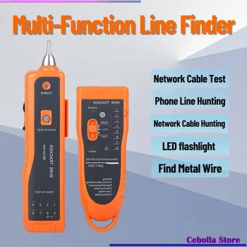 LAN Tinklo Kabelių Testeris Cat5/Cat6/RJ45 UTP kabelis STP Linijos Finder Telefono Laido Tracker Bandomųjų Diagnozuoti Tonas Atstumas Kabelių Testeris
