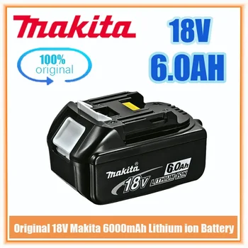 Makita Originalus 18V 6000mAh Ličio jonų Baterija 18v gręžimo Pakeitimo Baterijas BL1860 BL1830 BL1850 BL1860B