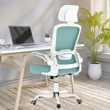 Mimoglad Biuro Kėdė, Aukštas Atgal Ergonominiai stalai Kėdės su Reguliuojama Juosmens atrama ir atrama galvai