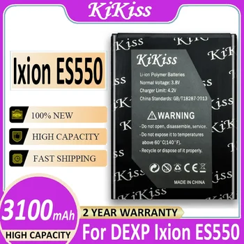 Mobiliojo Telefono 3100mAh ES550 Baterija DEXP Ixion ES550 ES 550 Mobiliojo Telefono Akumuliatorius, Dalys + Kelio NR.