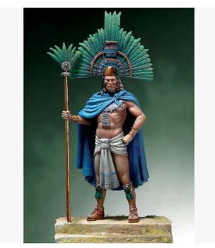 Moctezuma II,1520 54mm 1/32 Dervos Modeliai geriausios kokybės derva rinkiniai