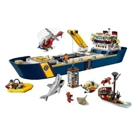 Naują Miesto Vandenyno Žvalgybos Laivo Modelio Rinkinį 60026 Blokų Surinkimas Žaislai, Vaikų Gimtadienio Dovana Berniukams ir Mergaitėms dovanų