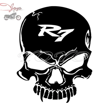 Nemokamas pristatymas R7 logotipas kaukolė klijuojamas lipdukas lipdukas lauktuvės lipdukai motociklas