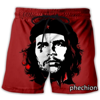 phechion Naujas Vyrų/Moterų Che Guevaros 3D Atspausdintas Atsitiktinis Šortai Mados Streetwear Vyrai Laisvi Sporto Šortai A101