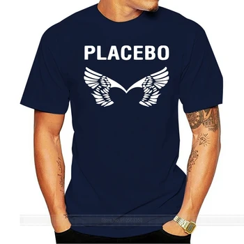 Placebo Sparnuotas Širdies Pavadinimas Logotipas Marškinėliai Pritaikyti O Kaklo TEE Marškinėliai mados t-shirt vyrai medvilnės prekės teeshirt