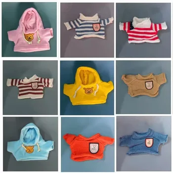 Pliušinis žaislas drabužių Lokys veiksmų skaičius, lėlės, Skudurines Lėlės dėvėti pakeitimo hoodie džemperis lėlės priedai