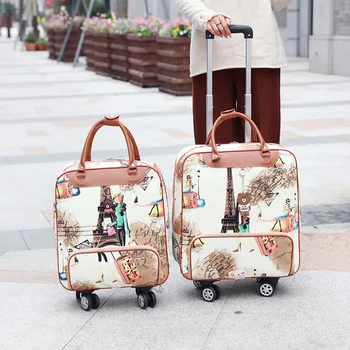 Pull rod maišelį, kelionių rankinės, moterų trumpus atstumus verslo nešiojamųjų storago lauke, korėjiečių versija bagažo mažas traukti krepšys