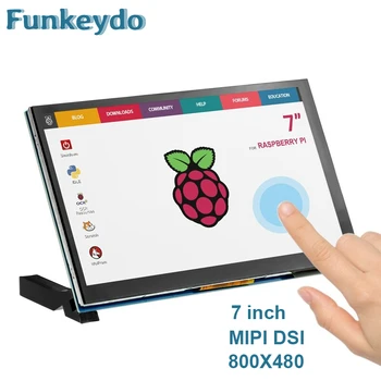 Rapberry Pi 7 colių MIPI DSI Ekranas 800X480 Pikselių IPS Capacitive Touch Ekrano Modulis 7