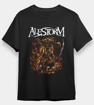 Retas Alestorm Metalo Grupė Dovana Gerbėjų Black Unisex Marškinėliai Visu Dydžiu FN556 ilgomis rankovėmis