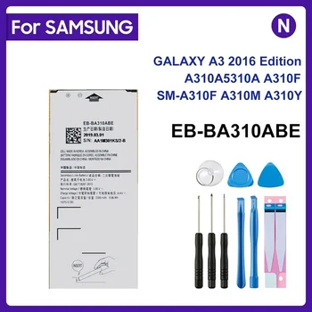 Samsung, Baterija Samsung Galaxy A3 2016 Edition orlaivį a310 A310F A310M A310Y A310F/DS DUETŲ EB-BA310ABE 2300mAh