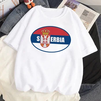 serbijos marškinėliai vyrams streetwear komiksų t-shirts vyrų manga y2k drabužių streetwear