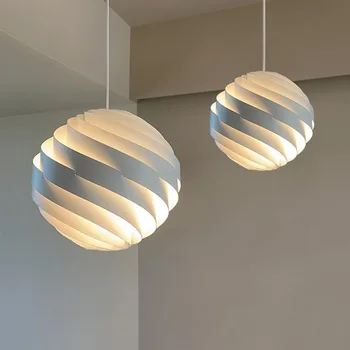 Turbo Pakabukas šviesos dizaino pasaulyje kabo lempa balta kambarį gyvenamasis kambarys namo decore besroom naktiniai šviestuvai