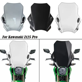 Už Kawasaki Z125 Pro 22mm 25mm 28mm Z 125 Z125Pro Motociklo Aukštos kokybės ABS plastiko Reguliuojamas priekinio, galinio Stiklo Bat