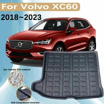 Volvo XC60 2018~2021 2022 2023 Automobilių EVA Medžiagos Kamieno Kilimėliai Įkrovos Dangtis bagažo skyriaus Vandeniui Kilimų Saugojimo Trinkelėmis Priedai