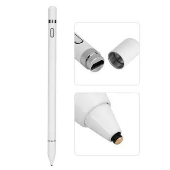 White Active Capacitive Pen Baudos Taškas Touchscreen, Stylus Universalus Mobiliojo Telefono, Tablet