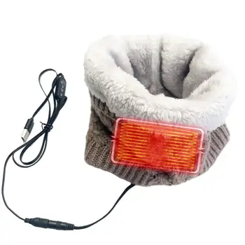 Žiemos Elektra Šildomas Šalikas Temperatūra Reguliuojama USB Šildymo Megzti Skara Žiemos Kaklo Šilčiau, Lauko Kempingas važiavimas Dviračiu, Slidinėjimas